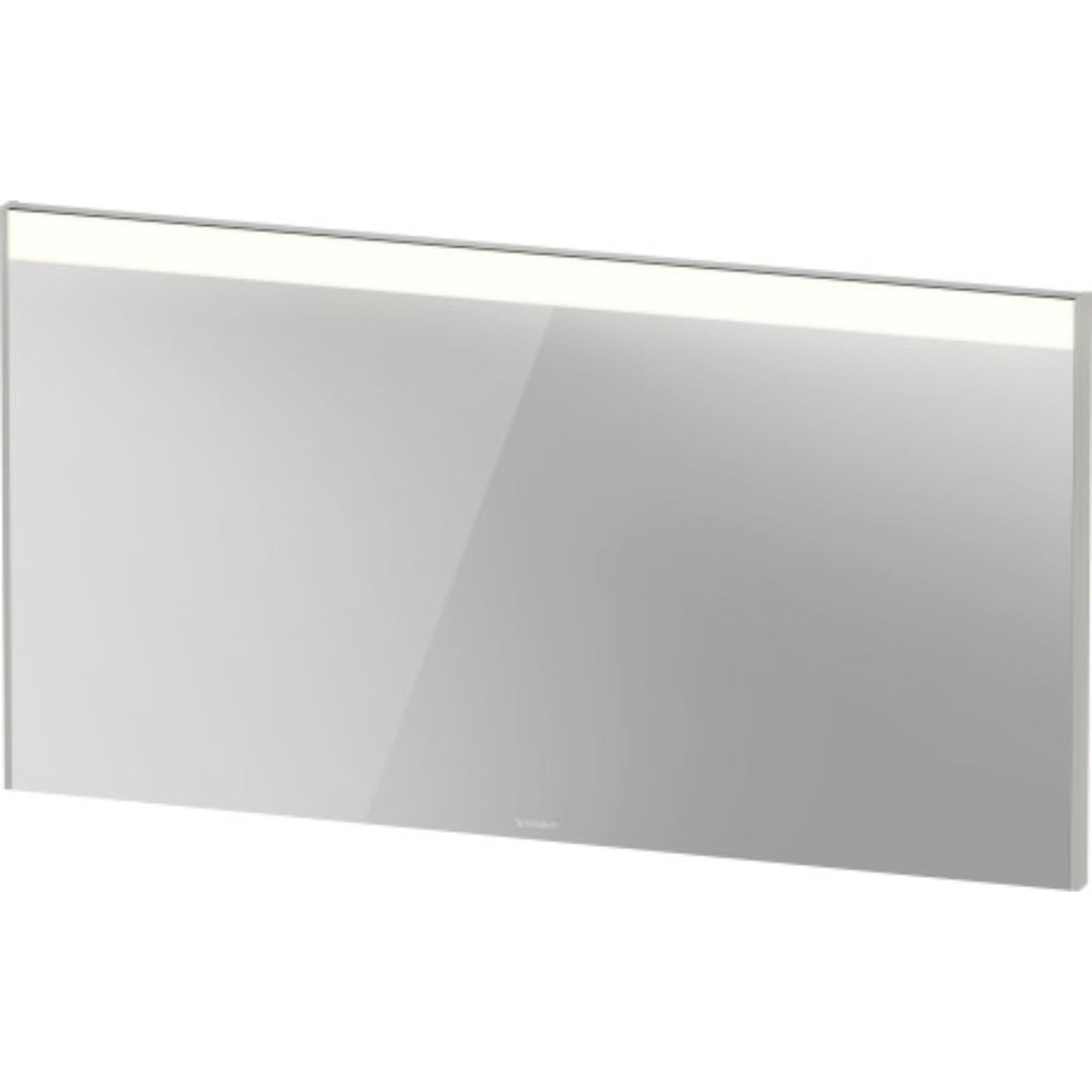 Duravit Brioso 52" x 28" x 1" Mirror With Lighting Concrete Grey Matt