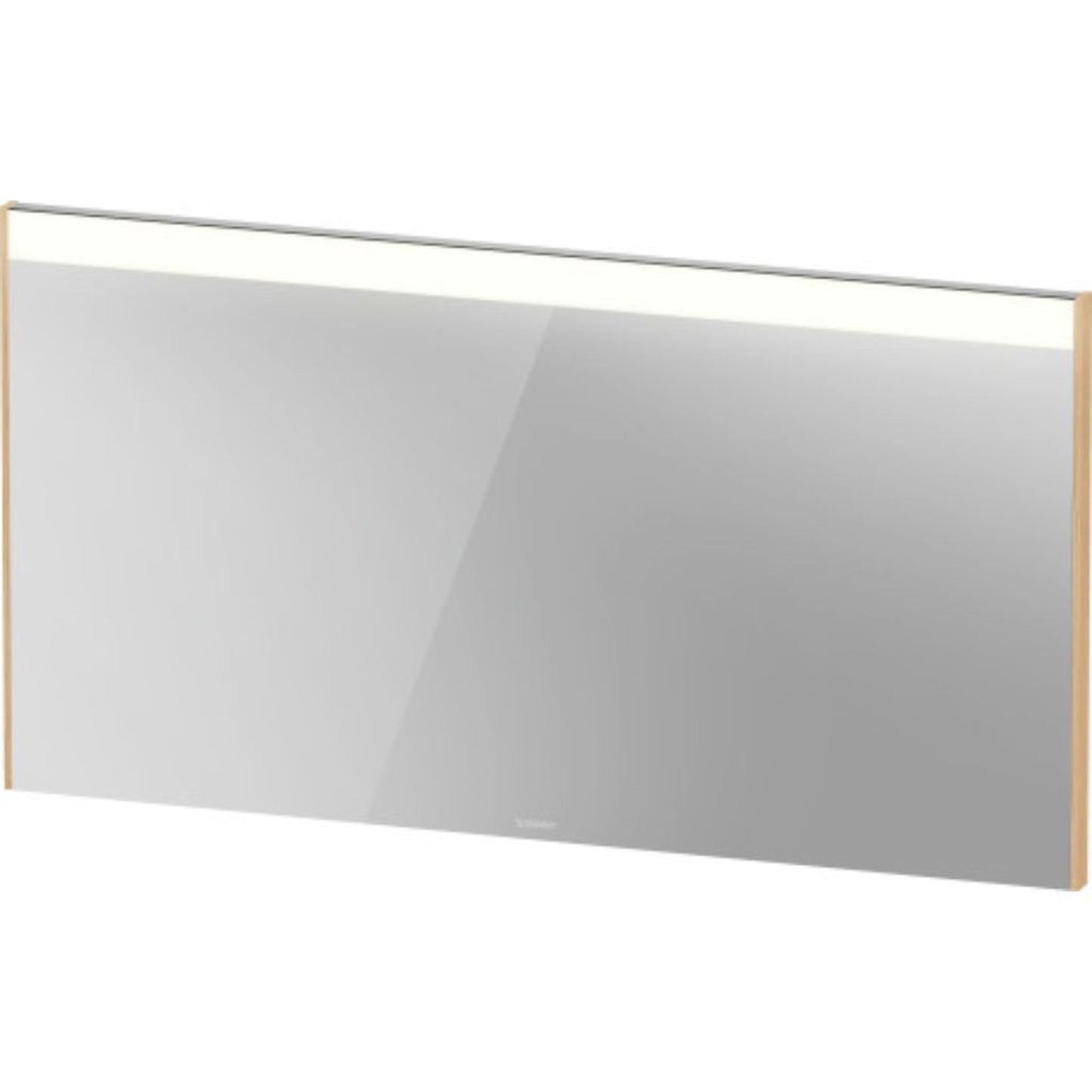 Duravit Brioso 52" x 28" x 1" Mirror With Lighting Natural Oak