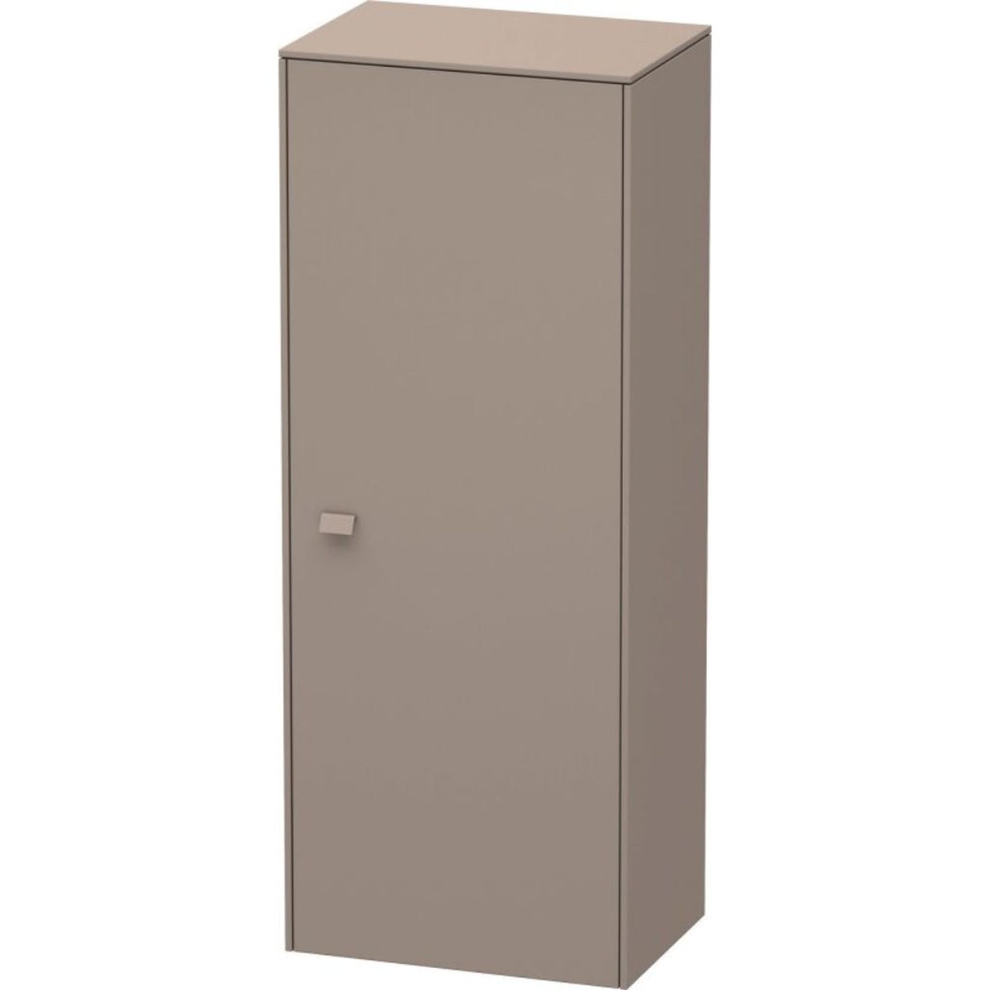 Duravit Brioso BR1311 20" x 52" x 14" Semi Tall Cabinet With Right Door in Basalt Matt