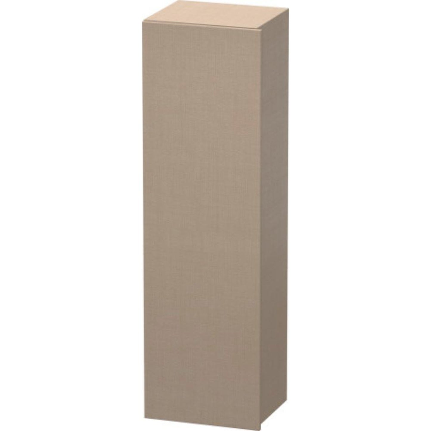 Duravit DuraStyle 16" x 55" x 14" Tall Cabinet With Left Hinge One Door in Linen (DS1219L7575)