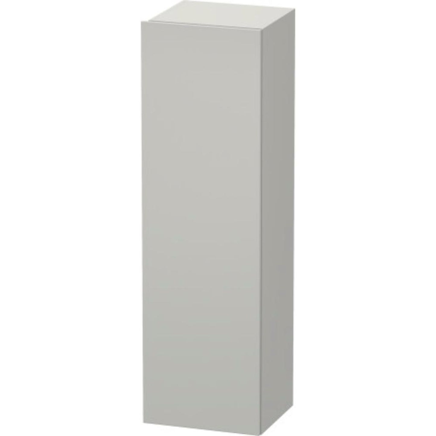 Duravit DuraStyle 16" x 55" x 14" Tall Cabinet With Right Hinge One Door in Concrete Grey Matt (DS1219R0707)
