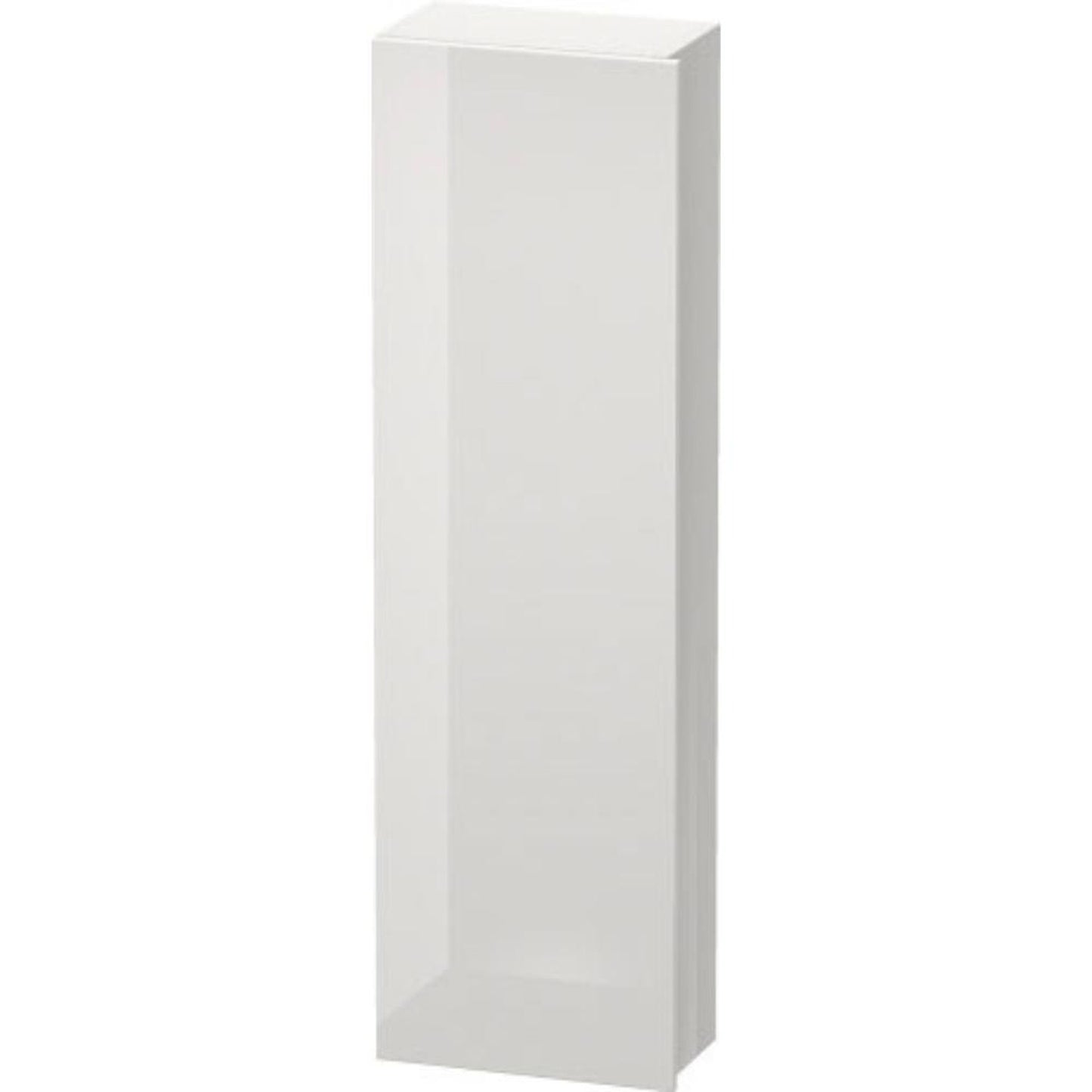 Duravit DuraStyle 16" x 55" x 9" Tall Cabinet With Left Hinge One Door in White High Gloss (DS1218L2222)