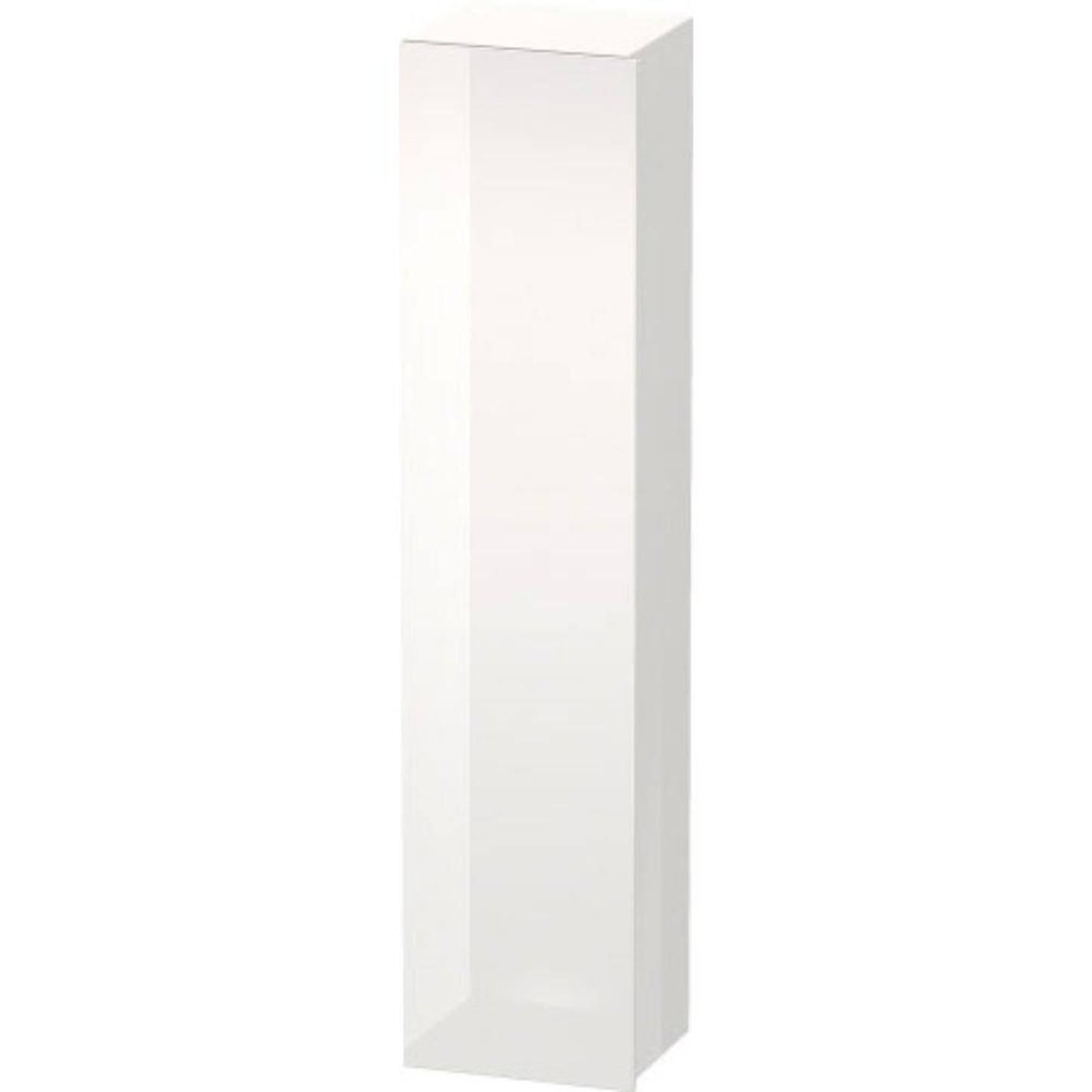Duravit DuraStyle 16" x 71" x 14" Tall Cabinet With Left Hinge One Door in White High Gloss (DS1229L2222)