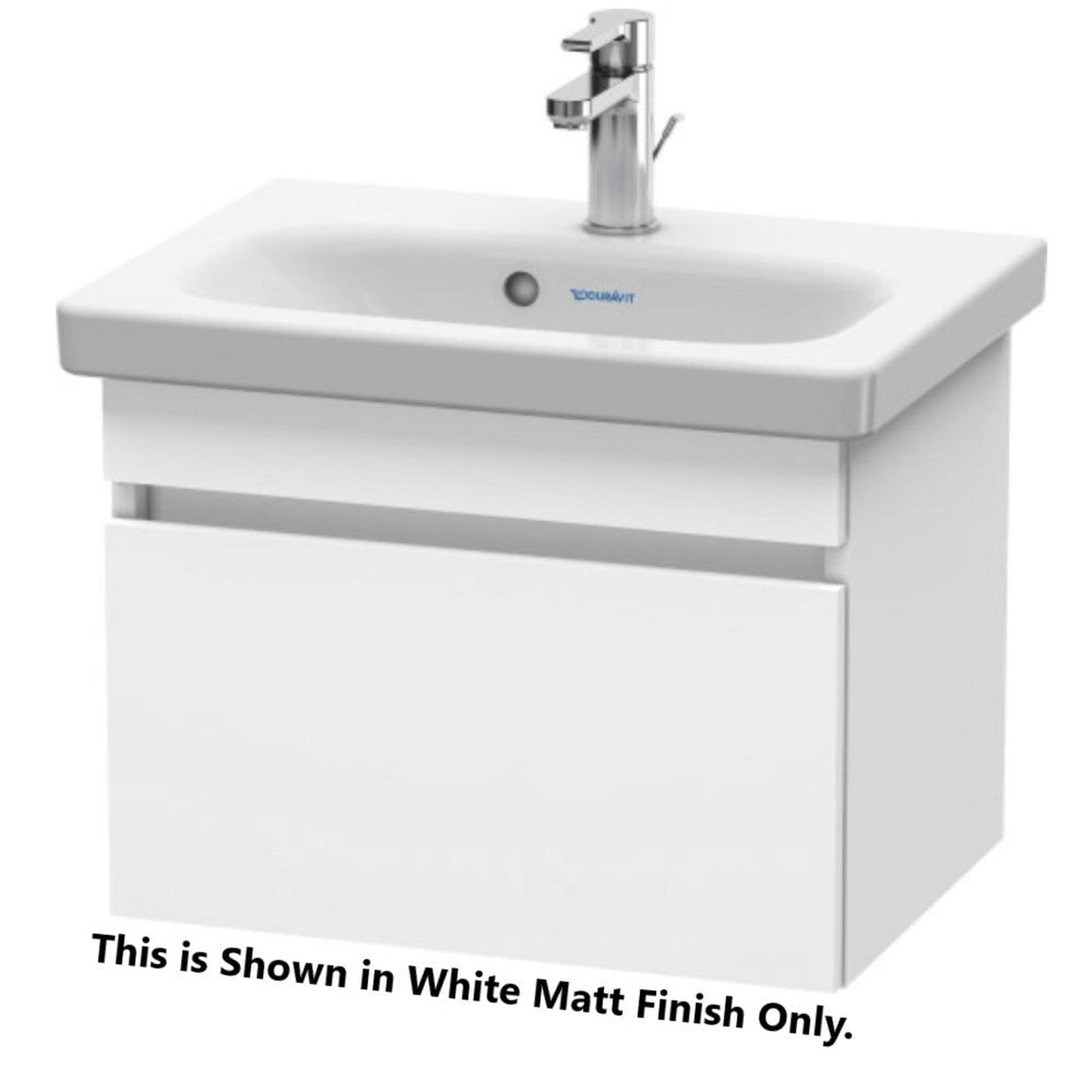 Duravit DuraStyle 20" x 16" x 14" One Drawer Wall-Mount Vanity Unit in Light Blue and White (DS630300918)