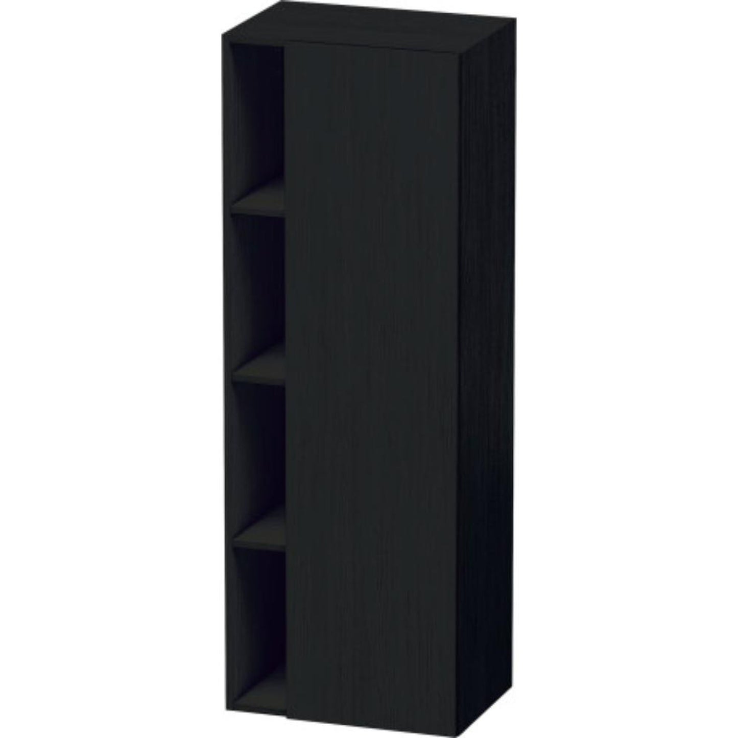 Duravit DuraStyle 20" x 55" x 14" Tall Cabinet With Right Hinge One Door in Oak Black (DS1239R1616)