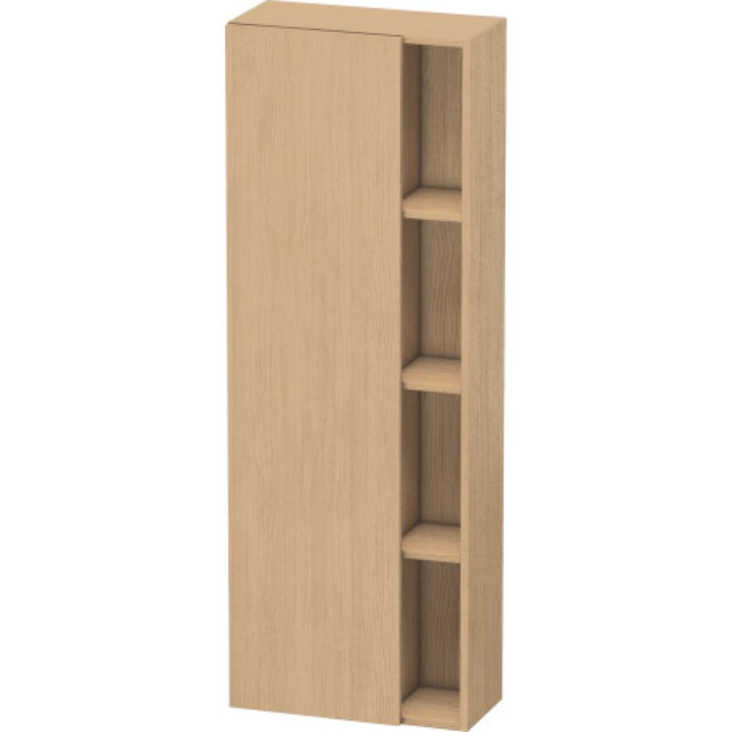 Duravit DuraStyle 20" x 55" x 9" Tall Cabinet With Left Hinge One Door in Natural Oak (DS1238L3030)