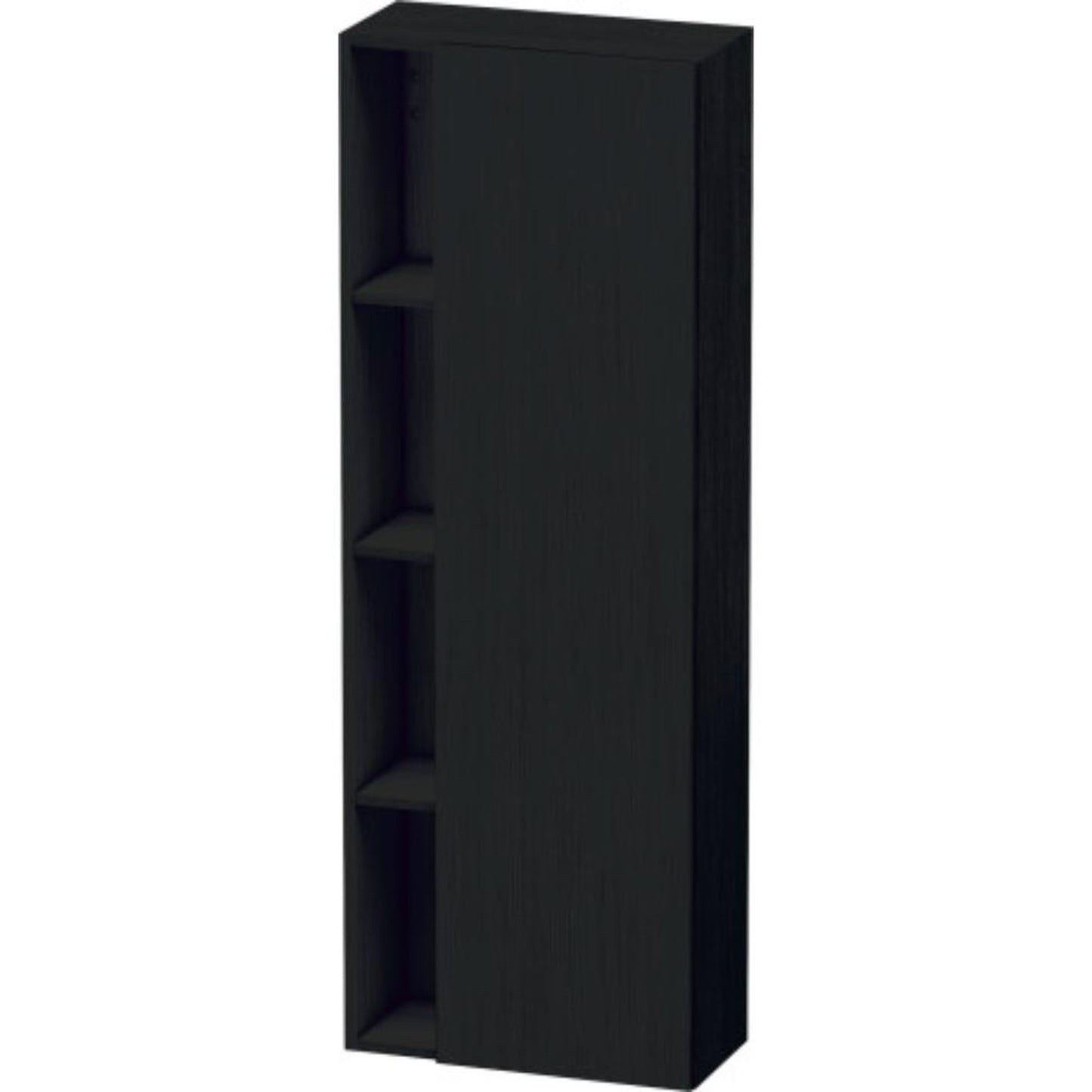 Duravit DuraStyle 20" x 55" x 9" Tall Cabinet With Right Hinge One Door in Oak Black (DS1238R1616)