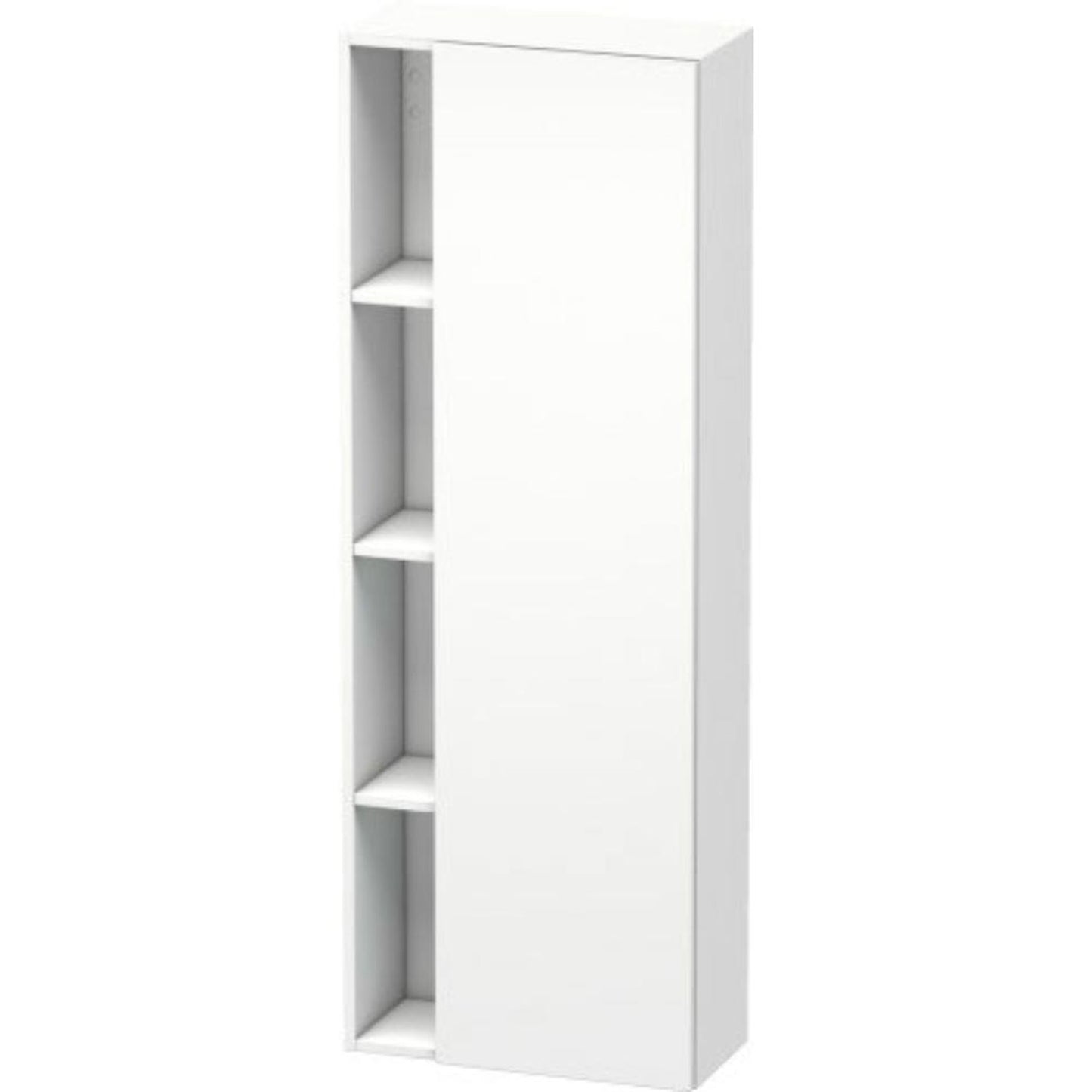 Duravit DuraStyle 20" x 55" x 9" Tall Cabinet With Right Hinge One Door in White Matt (DS1238R1818)