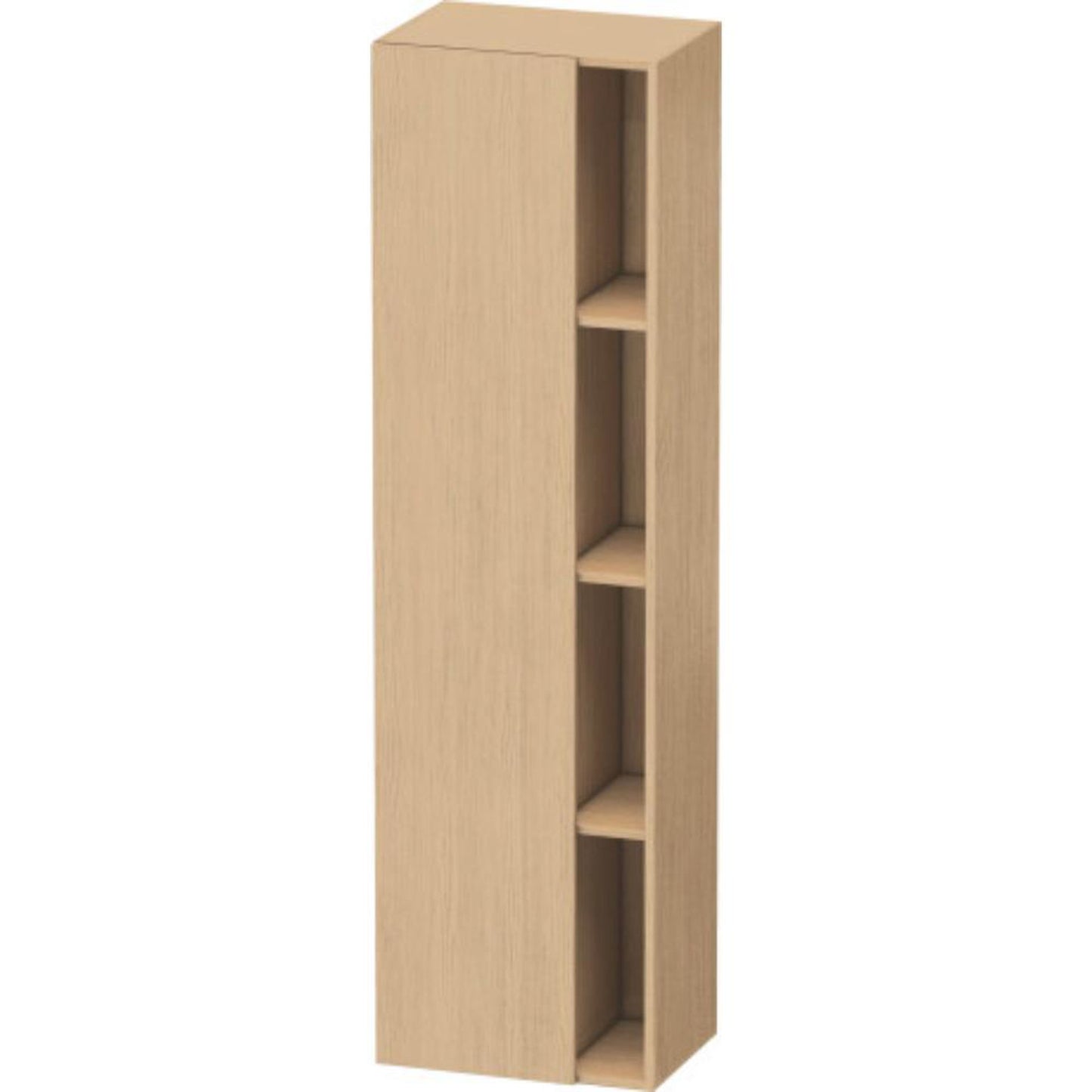 Duravit DuraStyle 20" x 71" x 14" Tall Cabinet With Left Hinge One Door in Natural Oak (DS1249L3030)