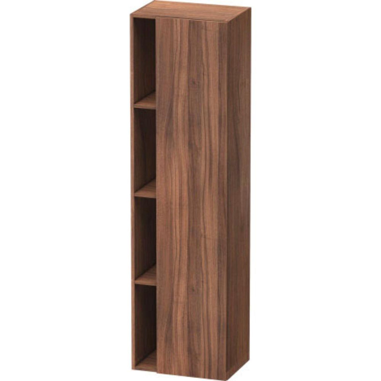 Duravit DuraStyle 20" x 71" x 14" Tall Cabinet With Right Hinge One Door in Natural Walnut (DS1249R7979)