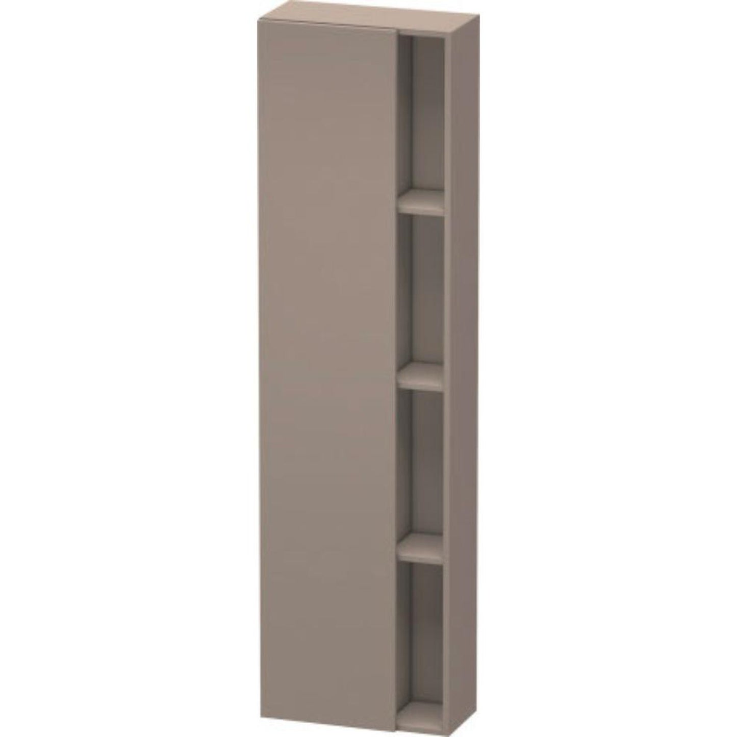 Duravit DuraStyle 20" x 71" x 9" Tall Cabinet With Left Hinge One Door in Basalt (DS1248L4343)