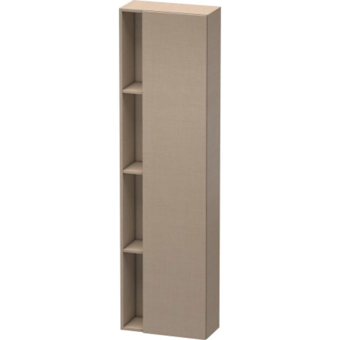 Duravit DuraStyle 20" x 71" x 9" Tall Cabinet With Right Hinge One Door in Linen (DS1248R7575)