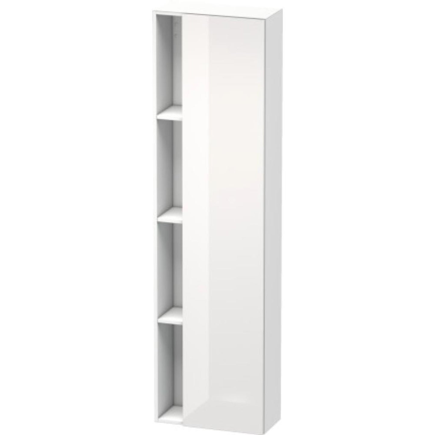 Duravit DuraStyle 20" x 71" x 9" Tall Cabinet With Right Hinge One Door in White High Gloss (DS1248R2218)