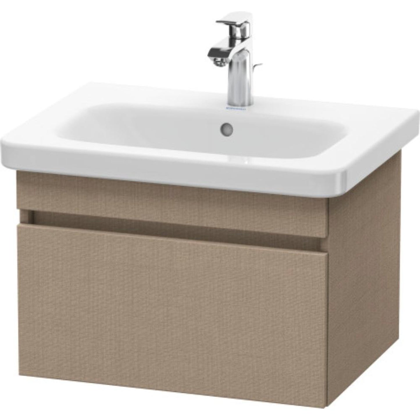 Duravit DuraStyle 23" x 16" x 18" One Drawer Wall-Mount Vanity Unit in Linen (DS638007575)