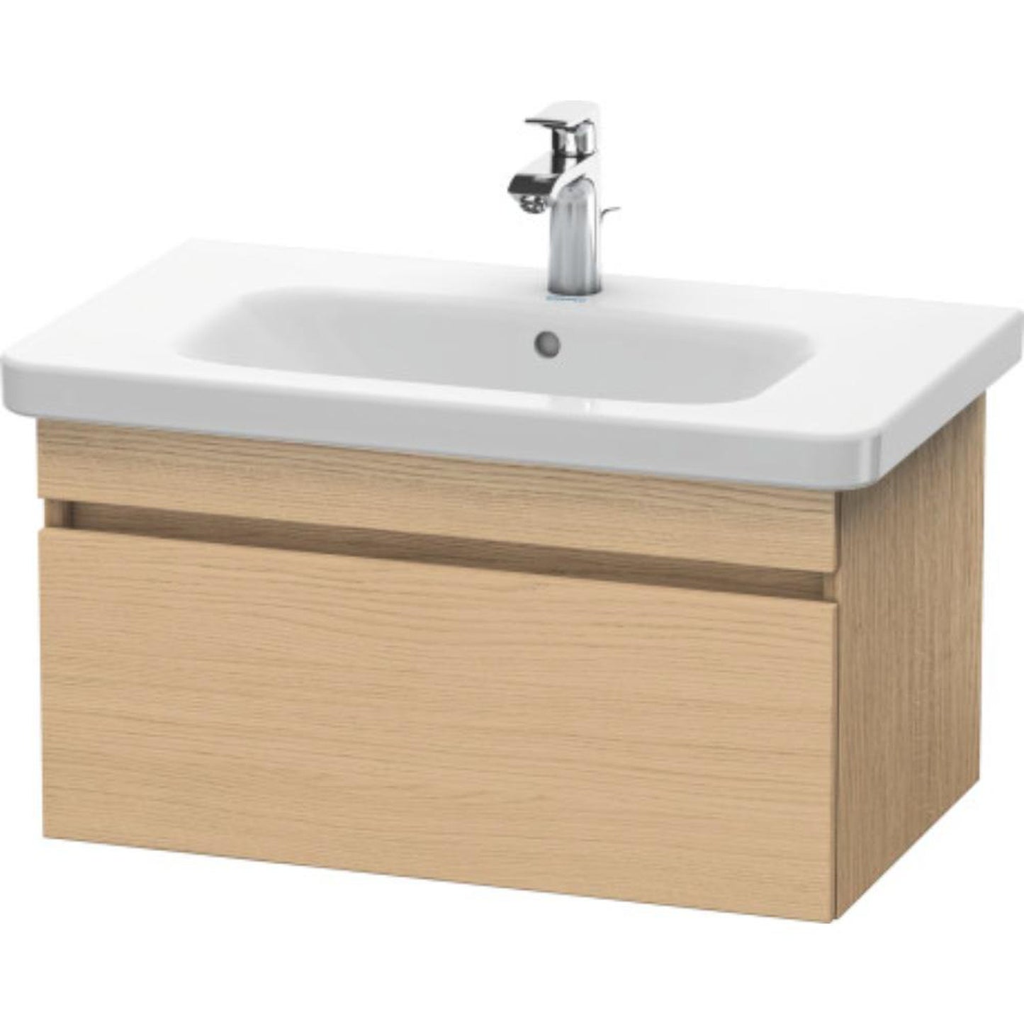 Duravit DuraStyle 29" x 16" x 18" One Drawer Wall-Mount Vanity Unit in Natural Oak (DS638103030)