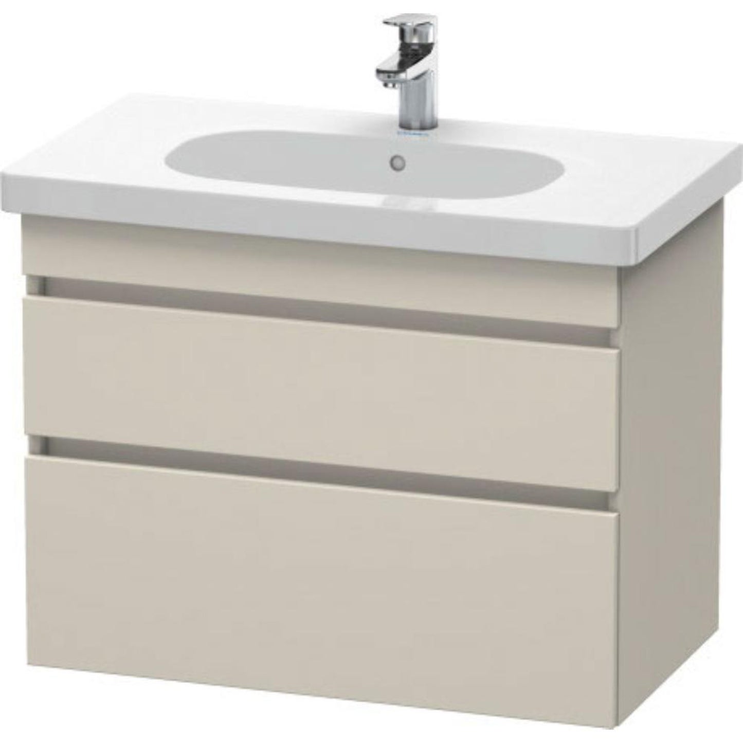 Duravit DuraStyle 31" x 24" x 18" Two Drawer Wall-Mount Vanity Unit in Taupe (DS648409191)