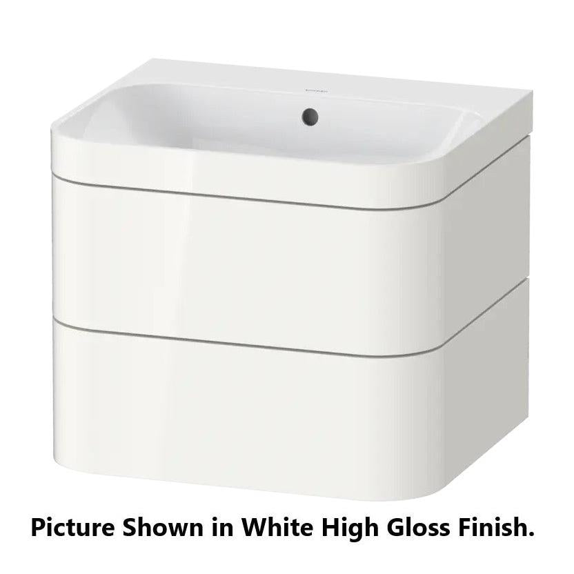 Duravit Happy D.2 23" x 19" x 19" Light Blue Two Drawer C-Bonded Wall-Mount Vanity Kit (HP4635N9797)