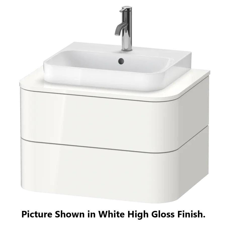 Duravit Happy D.2 26" x 16" x 19" Light Blue Two Drawer Wall-Mount Vanity Unit (HP496009797)