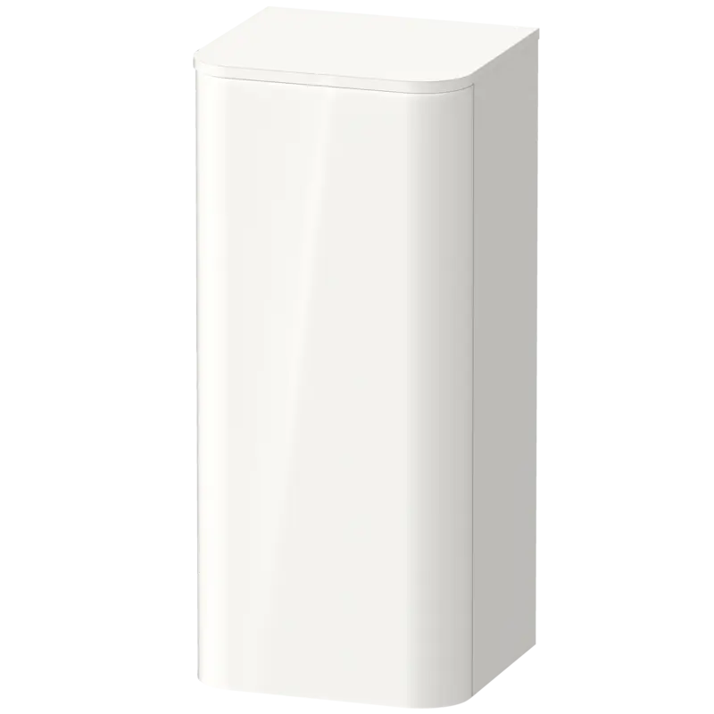 Duravit Happy D.2 35" x 16" x 14" White High Gloss Semi-Tall Cabinet (HP1260L2222)