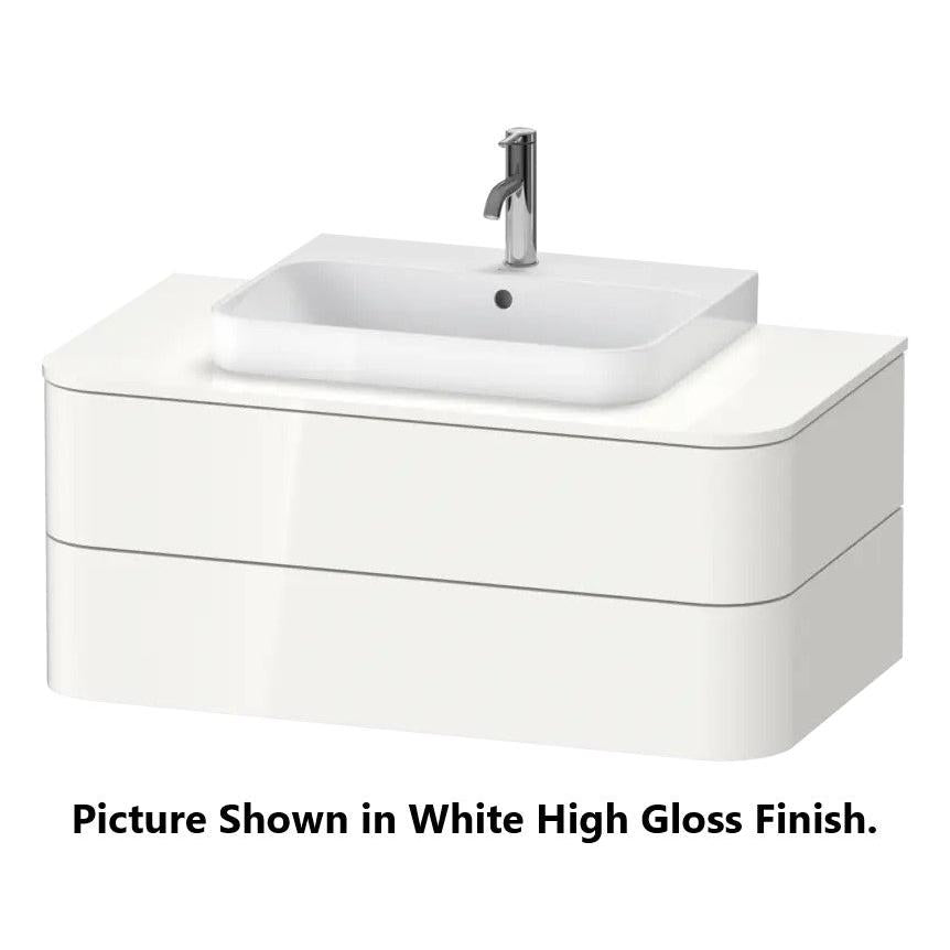 Duravit Happy D.2 39" x 16" x 22" Light Blue Two Drawer Wall-Mount Vanity Unit (HP496109797)