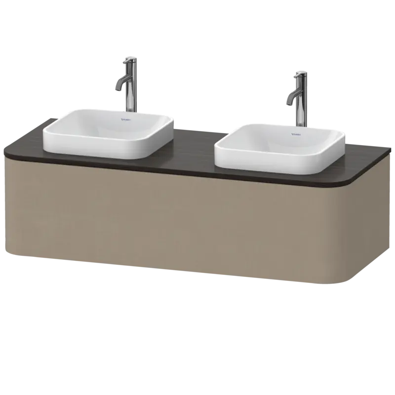 Duravit Happy D.2 51" x 14" x 22" Linen One Drawer Wall-Mount Vanity Unit (HP4943B7575)