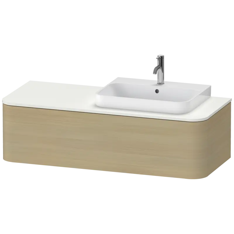 Duravit Happy D.2 51" x 14" x 22" Mediterranean Oak One Drawer Wall-Mount Vanity Unit (HP4942R7171)