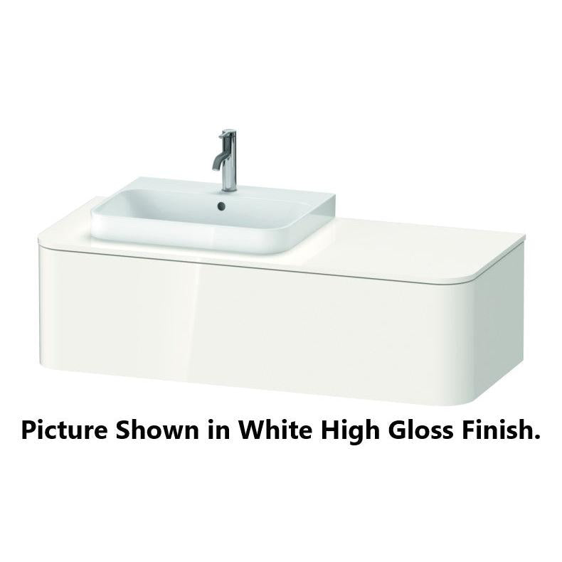 Duravit Happy D.2 51" x 14" x 22" Stone Gray One Drawer Wall-Mount Vanity Unit (HP4932L9292)