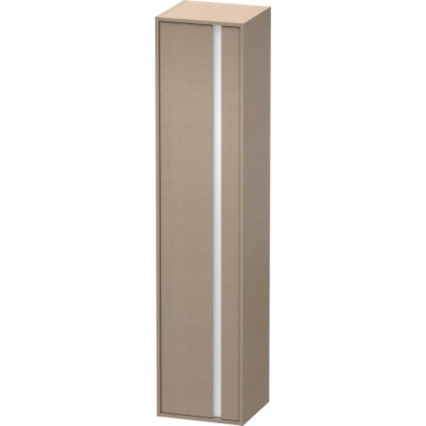 Duravit Ketho 16" x 71" x 14" Tall Cabinet With Left Door in Linen