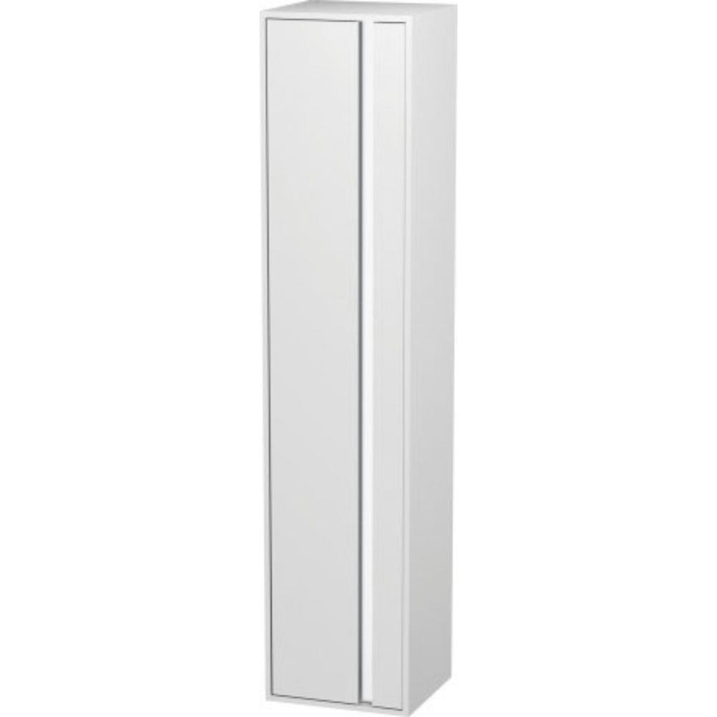 Duravit Ketho 16" x 71" x 14" Tall Cabinet With Left Door in White Matt