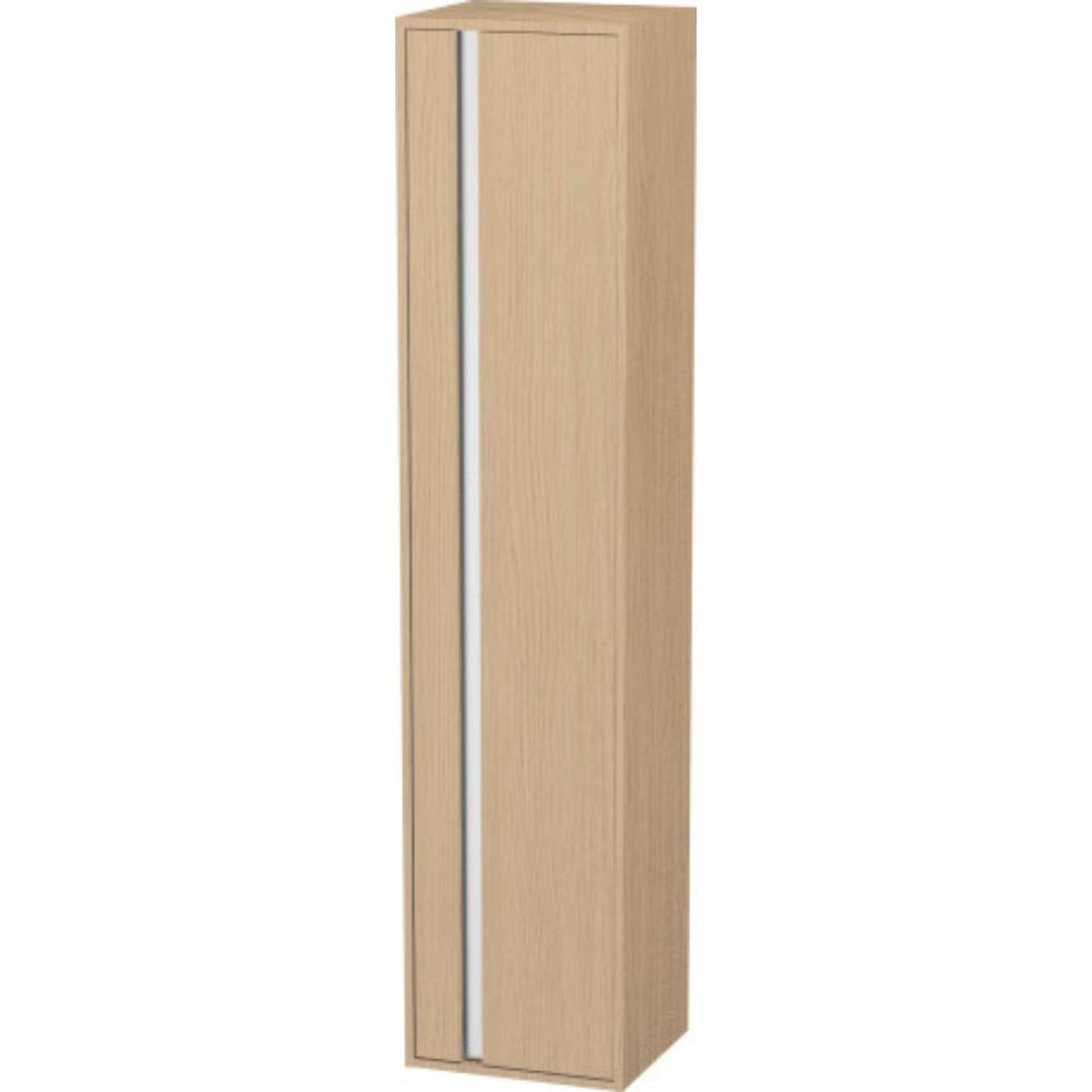 Duravit Ketho 16" x 71" x 14" Tall Cabinet With Right Door in Natural Oak