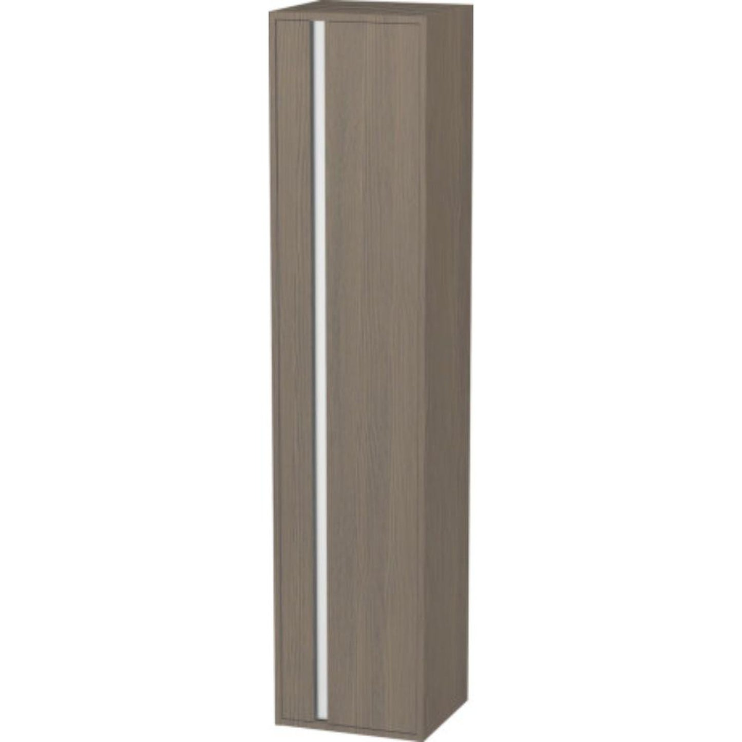 Duravit Ketho 16" x 71" x 14" Tall Cabinet With Right Door in Oak Terra
