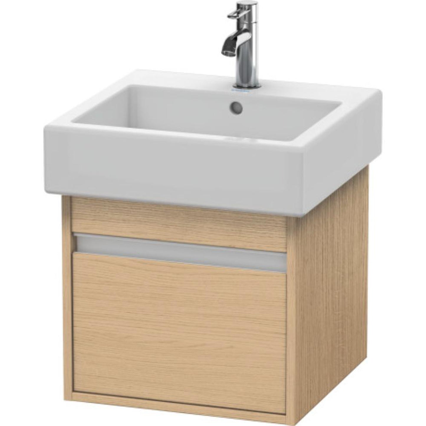 Duravit Ketho 18" x 16" x 17" Wall-Mount Vanity Unit in Natural Oak (KT668503030)