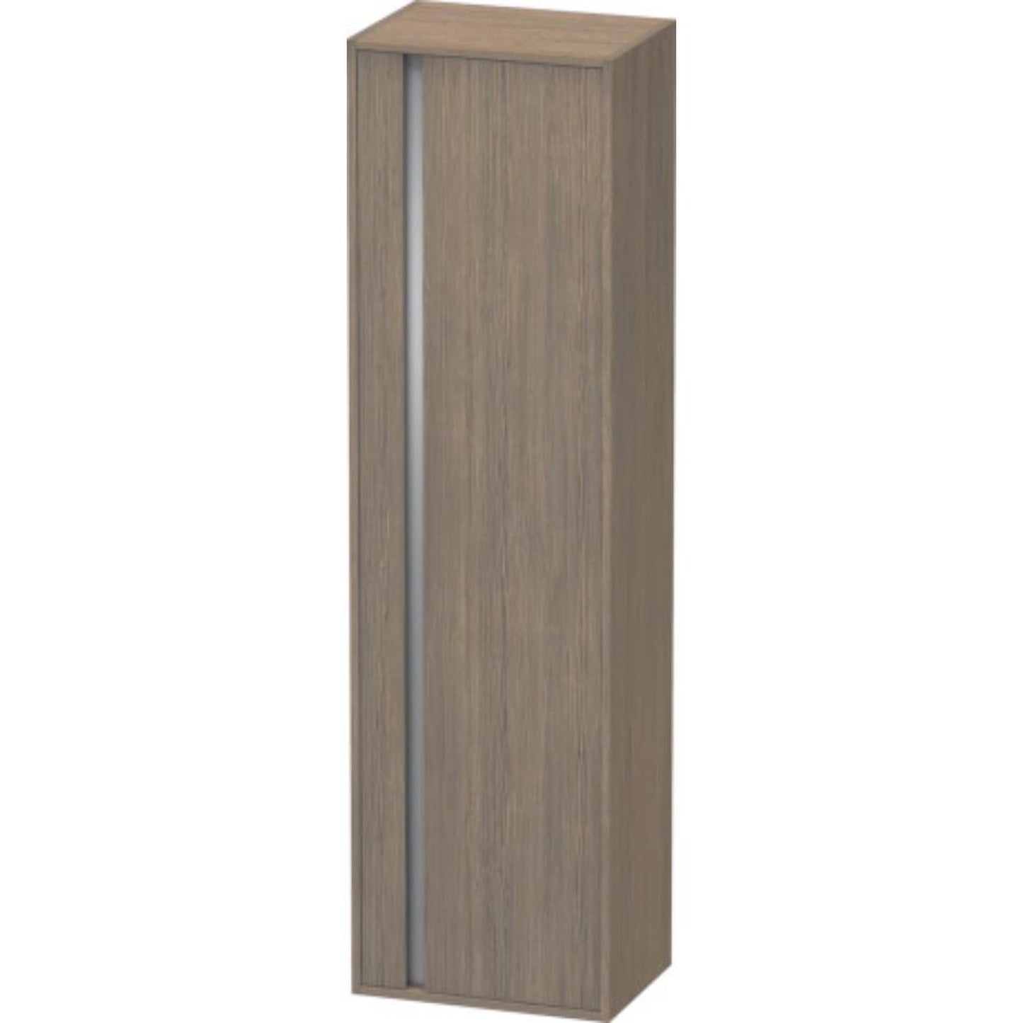 Duravit Ketho 20" x 71" x 14" Tall Cabinet With Right Door in Oak Terra
