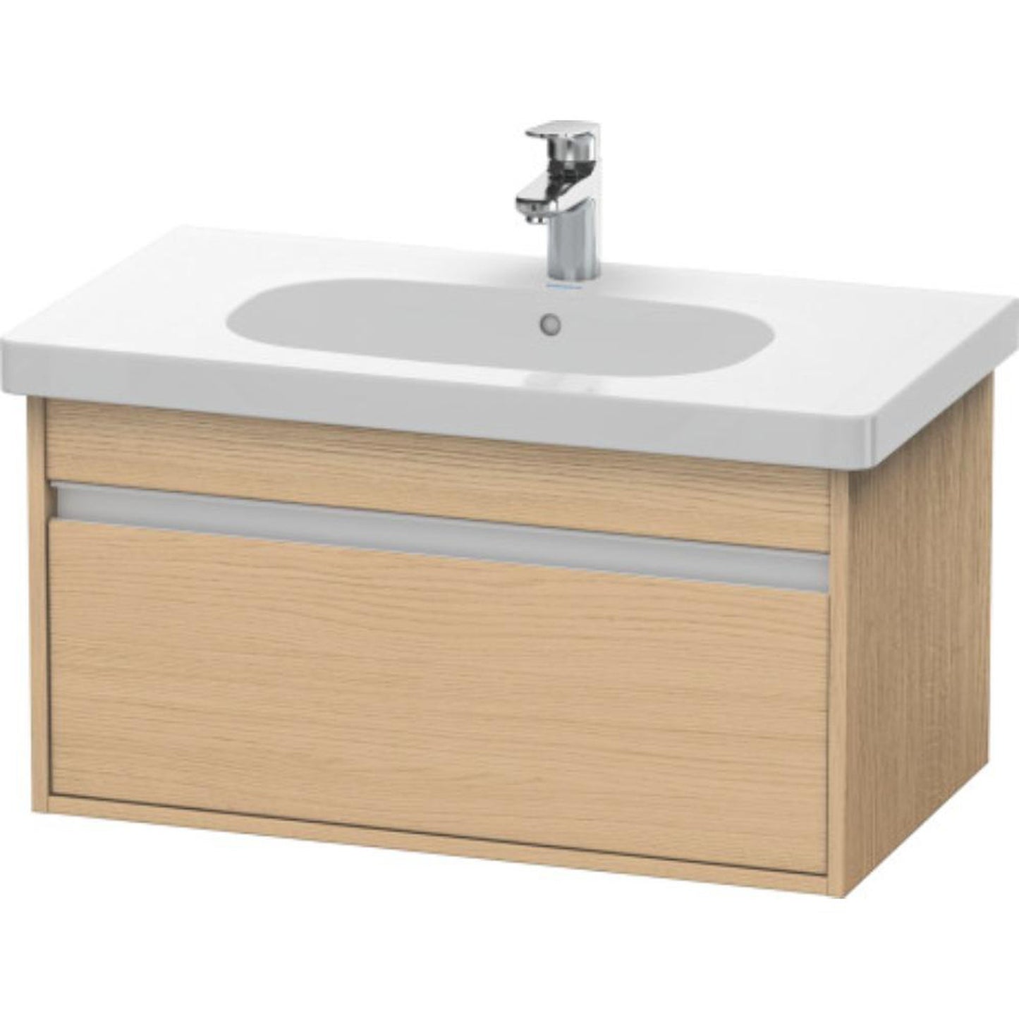 Duravit Ketho 31" x 16" x 18" Wall-Mount Vanity Unit in Natural Oak (KT666703030)