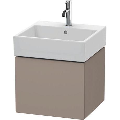 Duravit L-Cube 19" x 16" x 18" Basalt One Drawer Wall-Mount Vanity Unit (LC617404343)