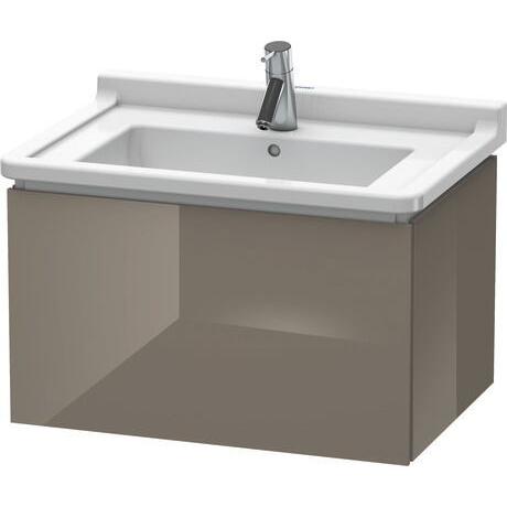 Duravit L-Cube 26" x 16" x 18" Flannel Gray Wall-Mount Vanity Unit (LC616408989)
