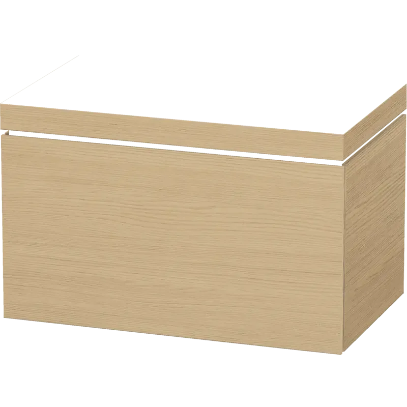 Duravit L-Cube 31" x 20" x 19" Natural Oak One Drawer C-Bonded Wall-Mount Vanity Kit (LC6917N3030)