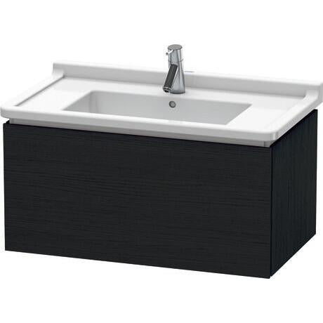 Duravit L-Cube 32" x 16" x 18" Oak Black Wall-Mount Vanity Unit (LC616501616)