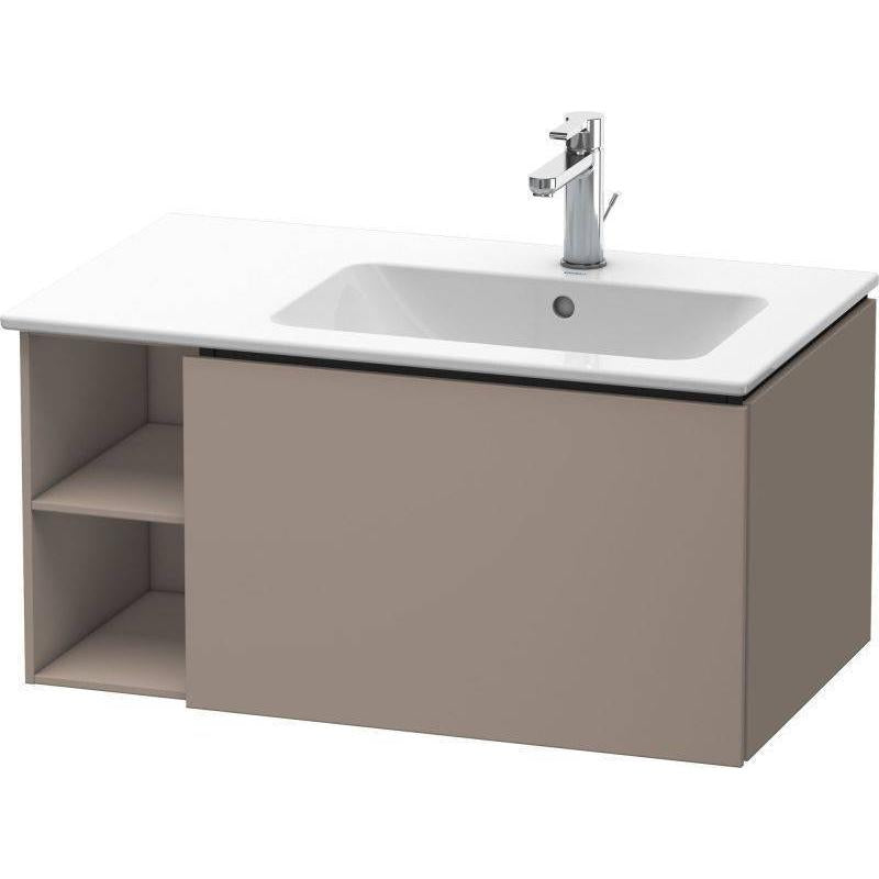 Duravit L-Cube 32" x 16" x 19" Basalt One Drawer Wall-Mount Vanity Unit (LC619204343)