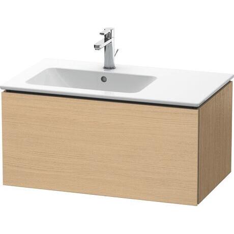 Duravit L-Cube 32" x 16" x 19" Natural Oak One Drawer Wall-Mount Vanity Unit (LC614103030)