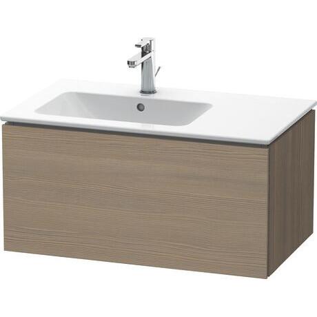 Duravit L-Cube 32" x 16" x 19" Oak Terra One Drawer Wall-Mount Vanity Unit (LC614103535)