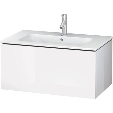 Duravit L-Cube 32" x 16" x 19" White One Drawer Wall-Mount Vanity Unit (LC614102222)