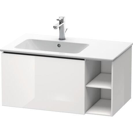 Duravit L-Cube 32" x 16" x 19" White One Drawer Wall-Mount Vanity Unit (LC619108585)