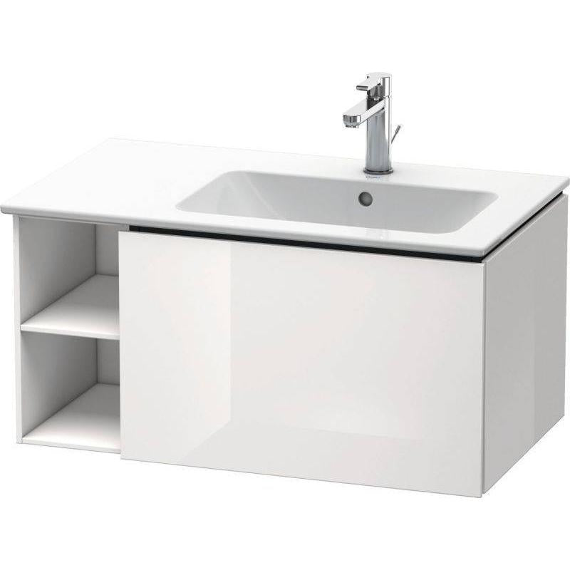 Duravit L-Cube 32" x 16" x 19" White One Drawer Wall-Mount Vanity Unit (LC619202222)