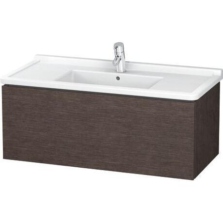 Duravit L-Cube 40" x 16" x 18" Dark Brushed Oak Wall-Mount Vanity Unit (LC616607272)