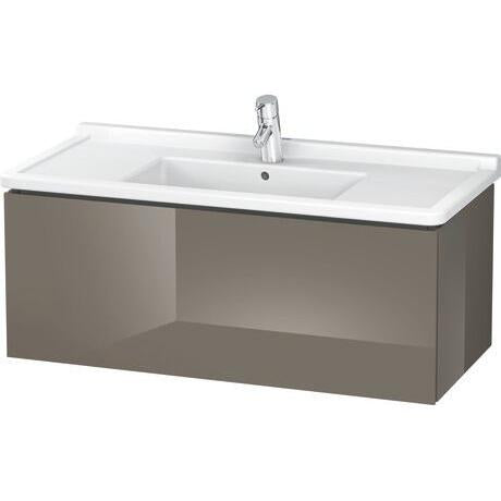 Duravit L-Cube 40" x 16" x 18" Flannel Gray Wall-Mount Vanity Unit (LC616608989)