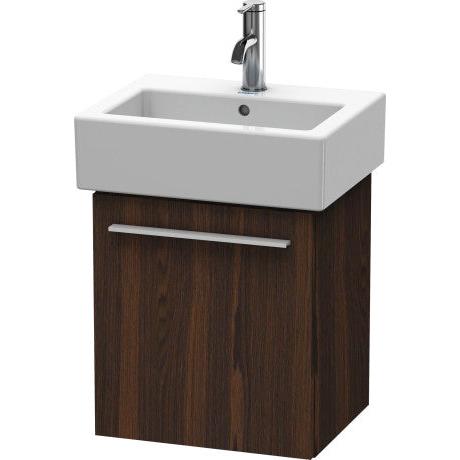 Duravit X-Large 16" x 17" x 13" Walnut Brushed Finish One Door Wall-Mounted Vanity Unit (XL6209R6969)