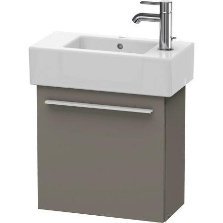 Duravit X-Large 18" x 17" x 9" Flannel Gray Finish One Door Wall-Mounted Vanity Unit (XL6208L9090)