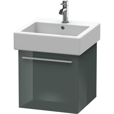 Duravit X-Large 18" x 18" x 17" Dolomite Gray Finish Wall-Mounted Vanity Unit (XL604303838)