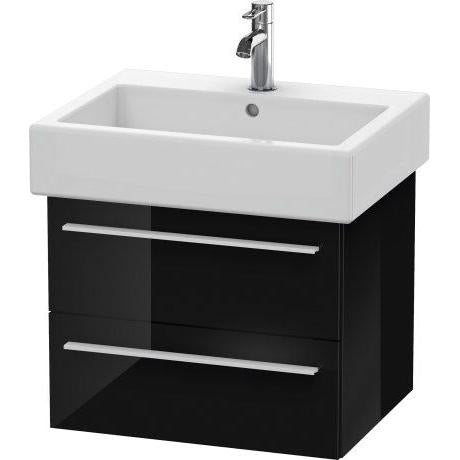 Duravit X-Large 22" x 18" x 17" Black Finish Wall-Mounted Vanity Unit (XL634404040)